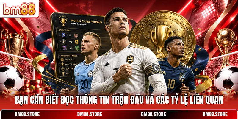 Bạn cần biết đọc thông tin trận đấu và các tỷ lệ liên quan